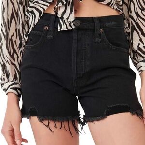 Free People, We the Free, Makai Cut Off Shorts, Washed Black, Size 26, NWT